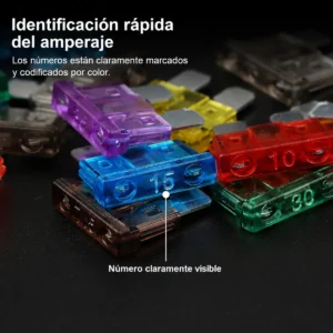 Kit Surtido 250 Pcs Fusibles Chicos Y Grandes De 2 A - 40 A - Imagen 4